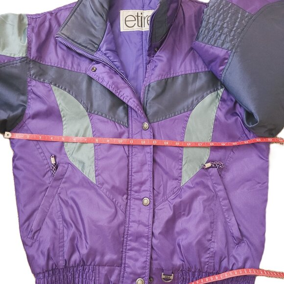 Vintage etirel 90's Ski /Snowboarding Colourblock Jacket - Picture 10 of 12